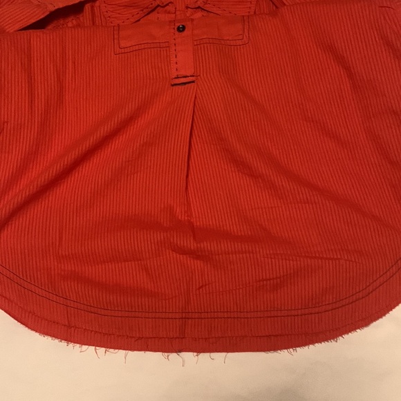 NWT Free People We The Free Black Tie Tux Shirt size S - Picture 5 of 11